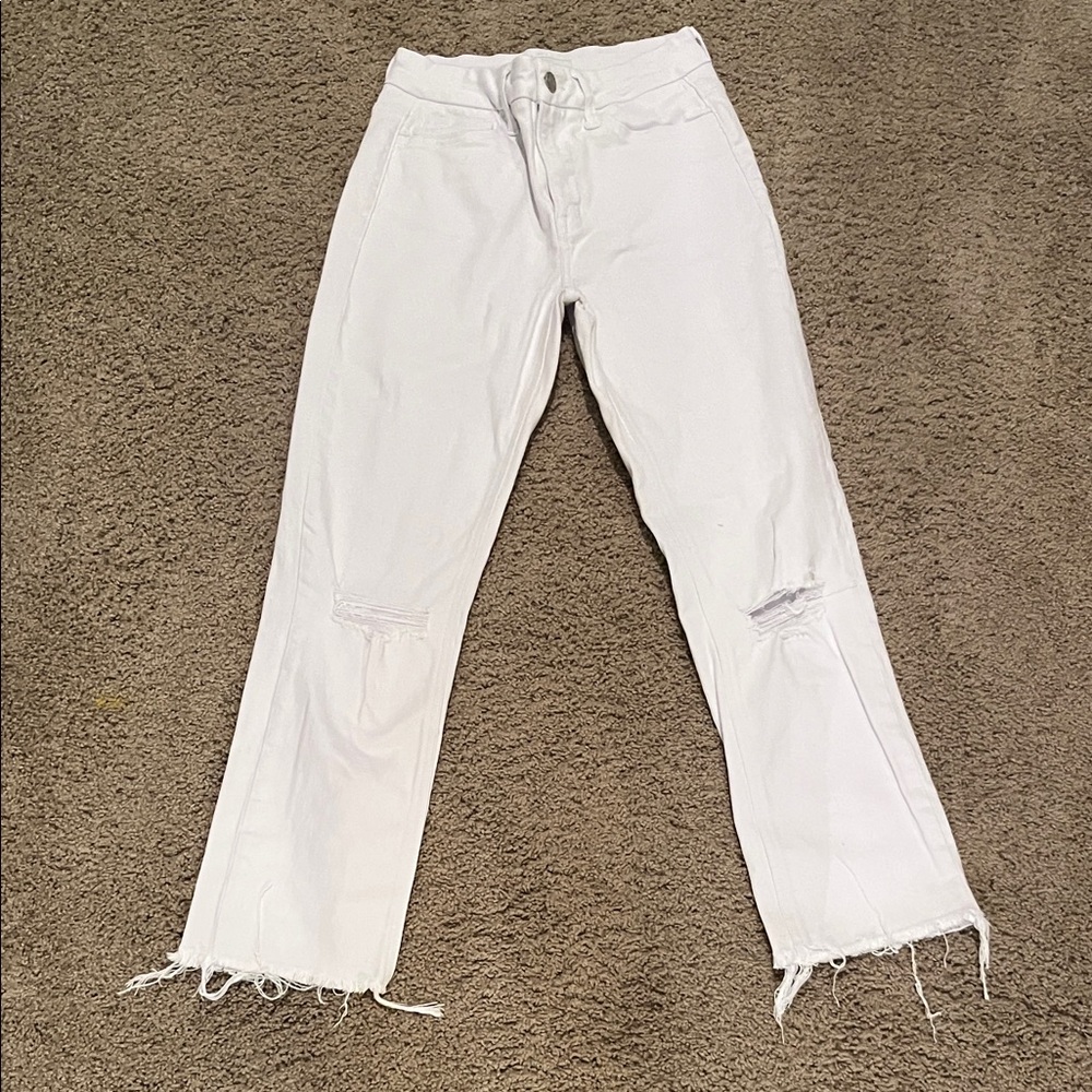Vervet  White distressed jeans